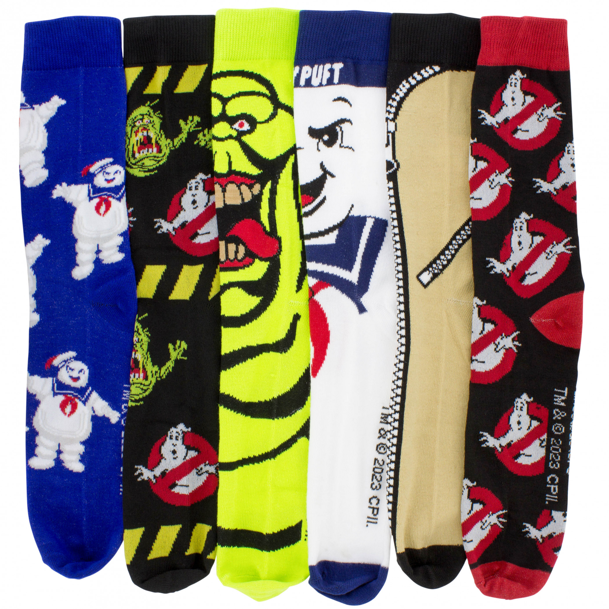 Ghostbusters Assorted 6-Pack Crew Socks